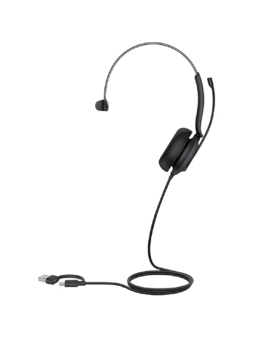 Гарнитура Yealink UH35 Mono UC USB-C/A Моно,провод,HD,шумопод,LED,USB-C/A