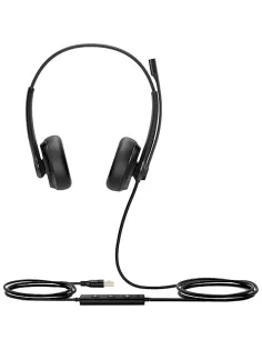 Гарнитура головная Yealink UH34 Dual UC Дуо, Проводная, HD звук, USB, шт