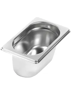 Гастроемкость Mgsteel нерж.сталь 1/9 H-100мм (176х108), 39087
