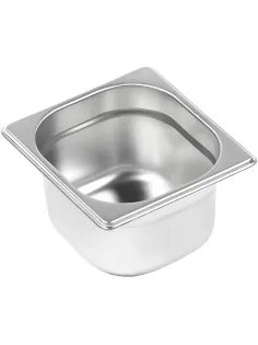 Гастроемкость Mgsteel нерж.сталь 1/6 H-100мм (176х162), 39083