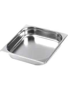 Гастроемкость LUXSTAHL нерж.сталь, GN 2/3, 32,7х35,3х6,5см, (га48)