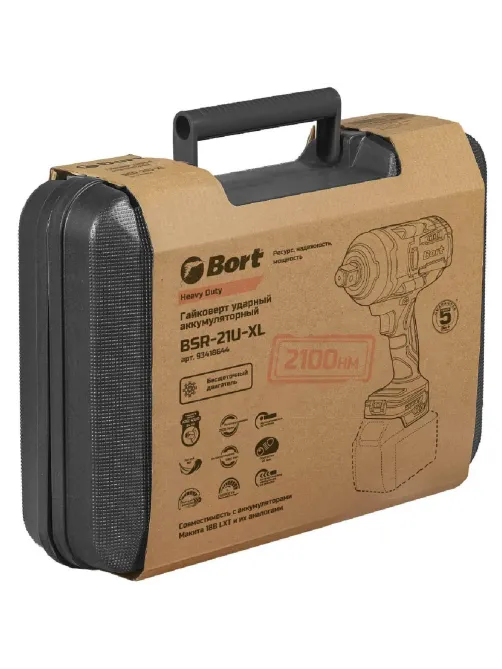 Гайковерт аккумуляторный BORT BSR-21U-XL (без АКБ и ЗУ)
