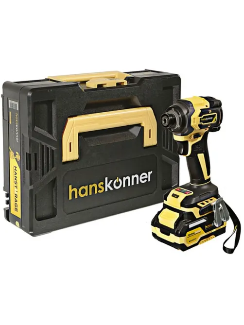 Винтоверт удар б/щ Hanskonner PLATINUM, 18В,1BatterySystem,280Н HCD20280BLC