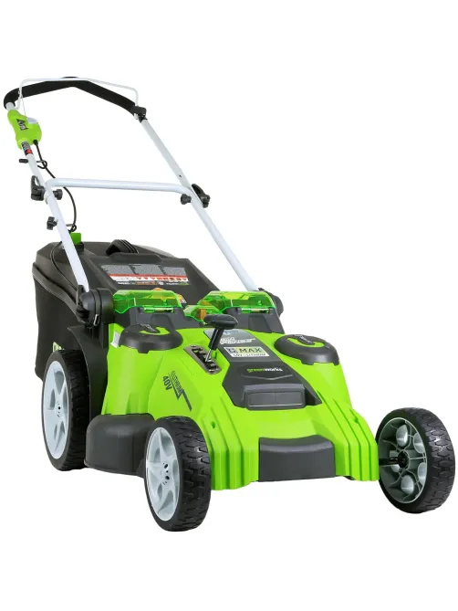 Газонокосилка аккумуляторная Greenworks TwinForce, 40V, 49 см 2500207VB