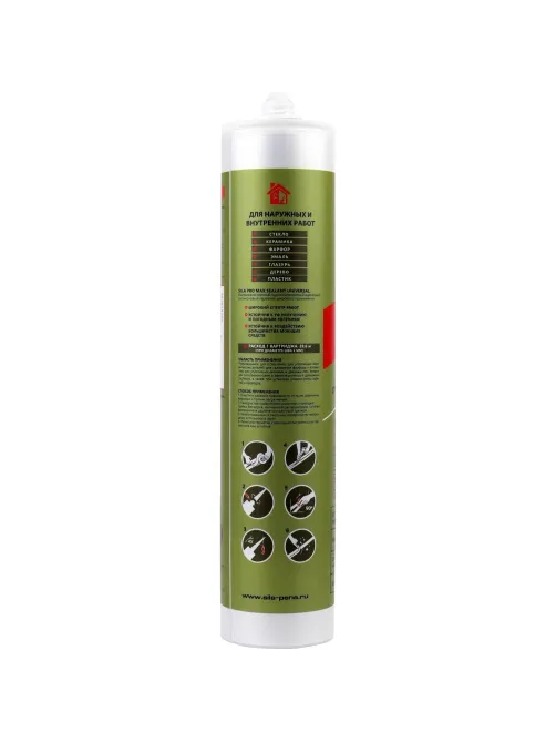 Герметик силиконовый универсальный Sila PRO Max Sealant, белый, 280мл