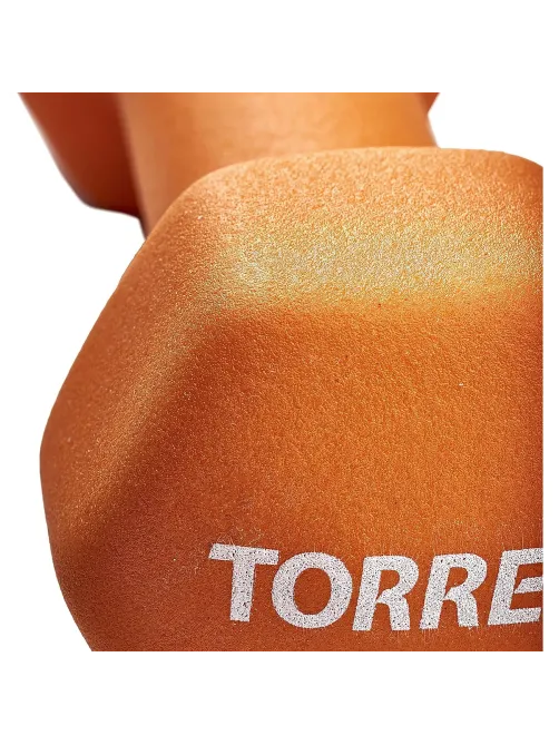 Гантель TORRES 2 кг, PL55012, металл в неопреновой оболочке, 6гр,оранжевый