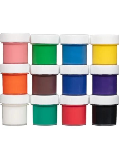 Гуашь Комус Класс ColorPics 12 цветов по 10 мл