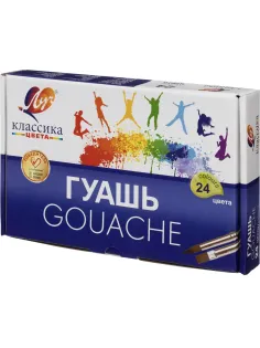 Гуашь Луч Классика 24 цв. 570 г. 20 мл, 28С 1681-08