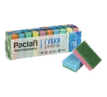 Губки для мытья посуды 5х8см 10шт./уп. PACLAN