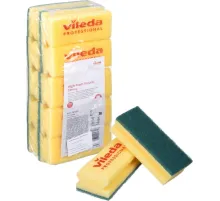 Губки абразивная Vileda Professional средней жесткости, 7,10шт. 101404