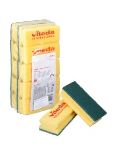 Губки абразивная Vileda Professional средней жесткости, 7,10шт. 101404