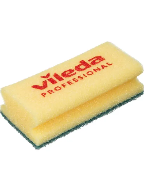 Губки абразивная Vileda Professional средней жесткости, 7,10шт. 101404