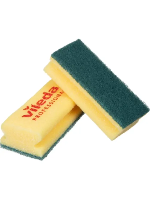 Губки абразивная Vileda Professional средней жесткости, 7,10шт. 101404