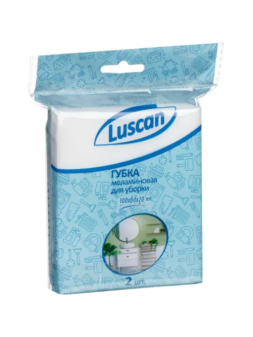 Губки меламиновые Luscan для деликатной очистки 100x60x30 мм 2 шт/уп