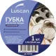 Губка-мочалка спираль металлическая Luscan 110х110х40мм 40г