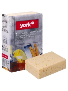 Губка хозяйственная York 20х14см 1шт