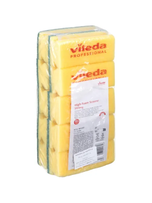 Губки абразивная Vileda Professional средней жесткости, 7,10шт. 101404