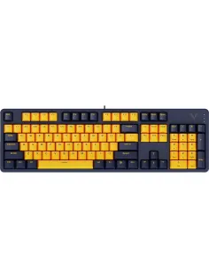 Клавиатура RAPOO игров.механич.проводная V500PRO, цвет - желтый/синий