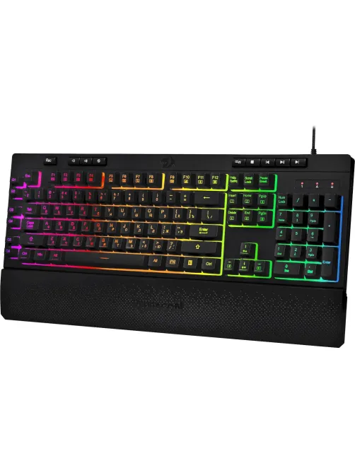 Клавиатура Redragon Shiva (77689)игр. провод.RU,RGB,26 anti-ghost,мембран