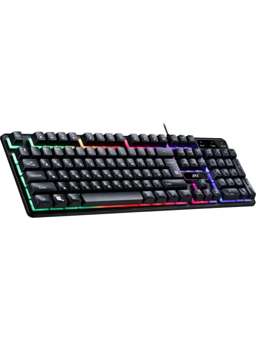 Клавиатура Defender Arx GK-196L RU проводн.игровая, радужн. подсветка 45196