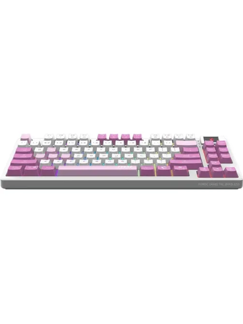 Клавиатура MSI Forge GK600 механич. бел/фиол USB беспр. BT/Radio Multimedia