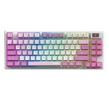 Клавиатура MSI Forge GK600 механич. бел/фиол USB беспр. BT/Radio Multimedia