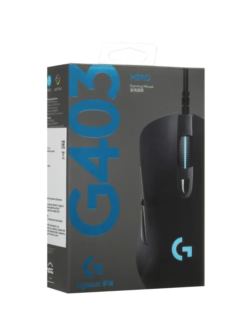 Мышь компьютерная Logitech G403 HERO Gaming -USB (910-005636)