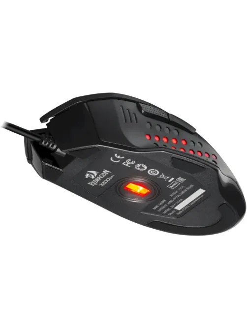 Мышь компьютерная Redragon Gainer (75170)игр.провод.черн,6кн,3200dpi