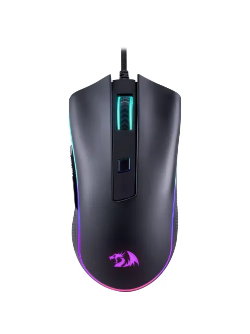 Мышь компьютерная Redragon Cypher (72075)игр. провод.черн,RGB,6кн,12800dpi