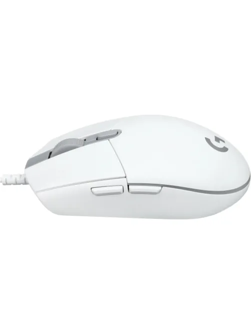 Мышь компьютерная Logitech G102 LightSync White Gaming (910-005809)