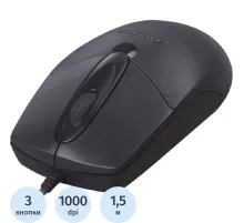 Мышь компьютерная A4Tech OP-720 черн, опт (1200dpi) USB (2but)