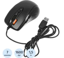 Мышь компьютерная A4Tech V-Track Padless N-70FX чер опт (1600dpi) USB