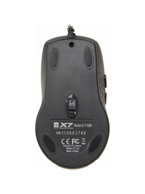 Мышь компьютерная A4Tech X-710BK чер опт (2000dpi) USB (7but)
