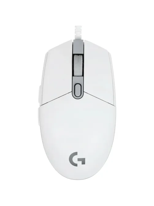 Мышь компьютерная Logitech G102 LightSync White Gaming (910-005809)