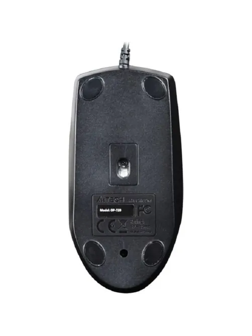Мышь компьютерная A4Tech OP-720 черн, опт (1200dpi) USB (2but)