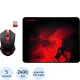 Мышь компьютерная Redragon беспроводн.+коврик (игр.набор) M601WL-BA (78227)
