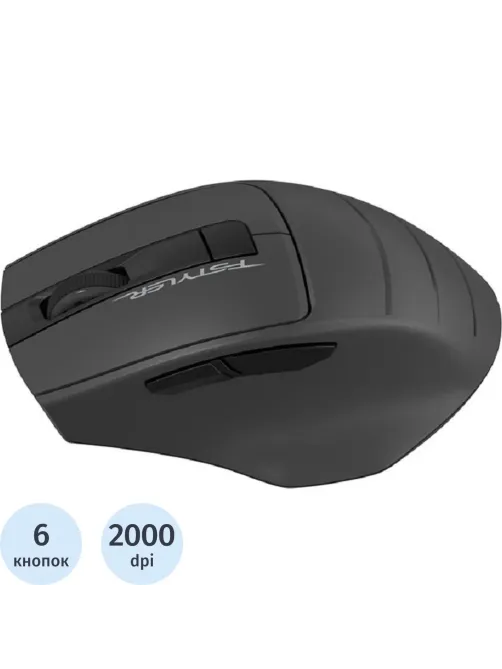 Мышь компьютерная A4Tech Fstyler FG30 сер/син опт (2000dpi) беспровод USB