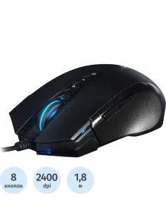 Мышь компьютерная A4Tech X89 черный оптическая (2400dpi) USB (8кн)