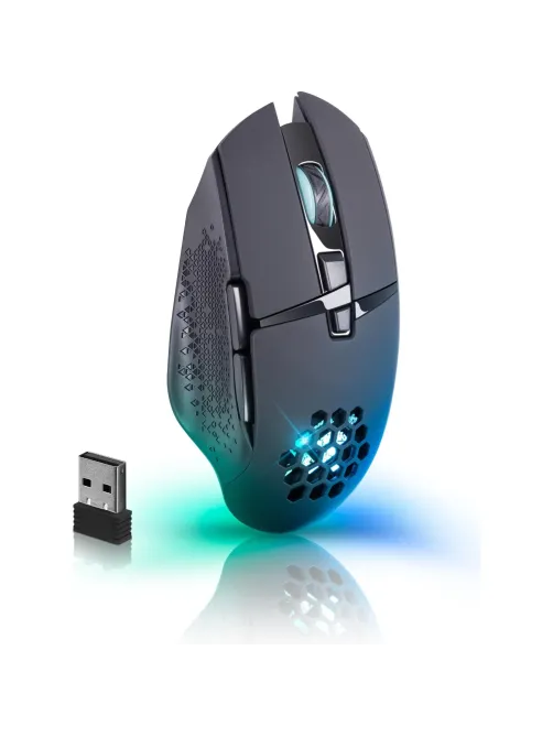 Мышь компьютерная Defender Glory GM-514 черн,LED,7D,400мАч,3200dpi (52514)
