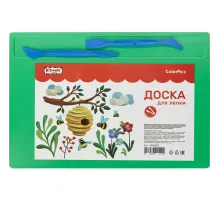 Доска для лепки Комус Класс ColorPics зеленая А4 с 2-я стеками, цв(979112)