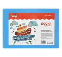 Доска для лепки Комус Класс ColorPics синяя А5 цвет. (979114)