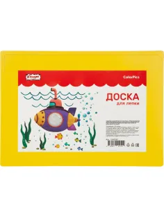 Доска для лепки Комус Класс ColorPics А4 желтая