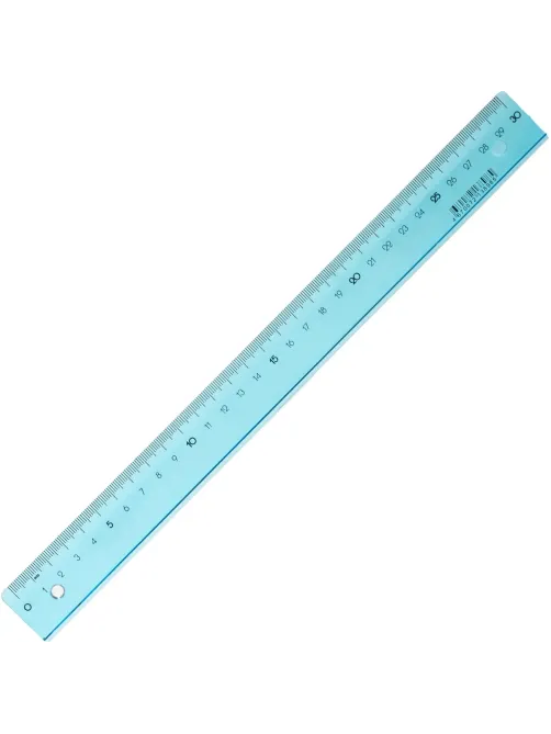Линейка 30см Attache Bright Colours голубая