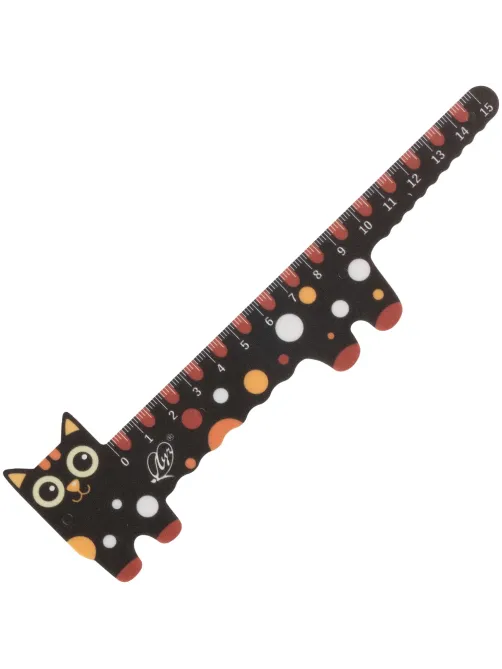 Линейка фигурная Кот 34С 2265-08