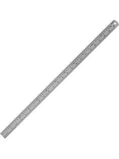 Линейка металлическая 60см Attache (24х9/8 )