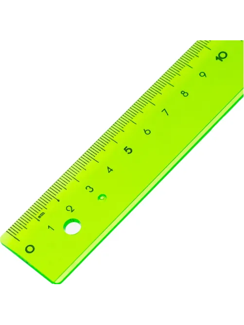 Линейка 30см Attache Bright Colours зеленая