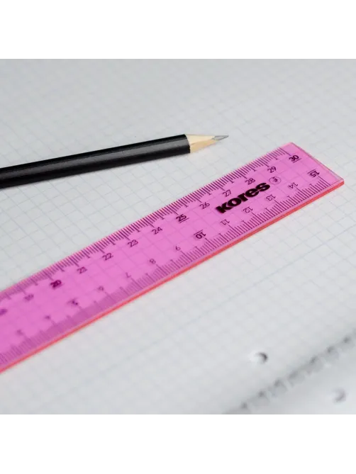 Набор черт. принад. Kores: лин.30см, два треуг 60и45 град-21см, трансп 12см