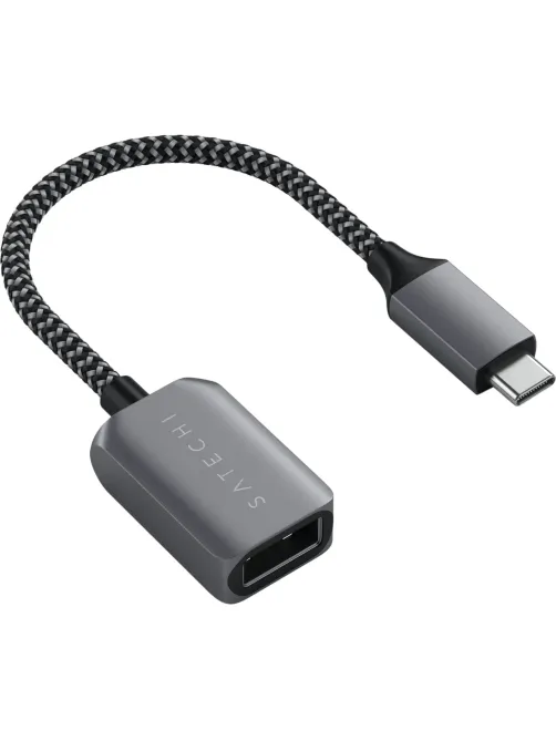 Кабель адаптер Satechi USB-C to USB 3.0. Цвет серый космос