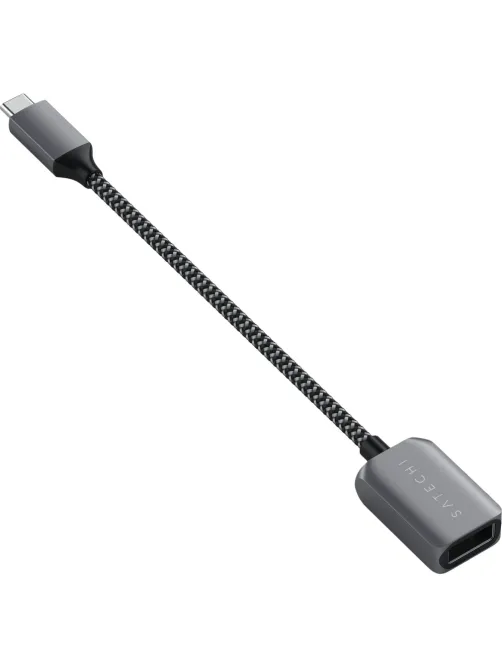 Кабель адаптер Satechi USB-C to USB 3.0. Цвет серый космос