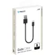 Кабель Deppa USB-A - USB-C, USB 2.0, 2.4A, 2м, черный